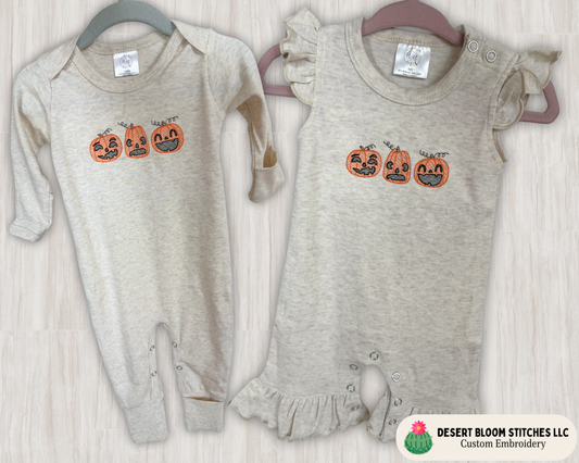 Jack-O-Lantern Romper