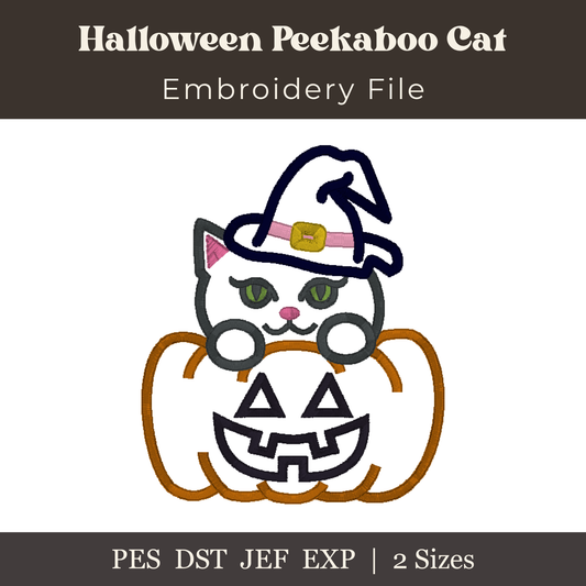 Halloween Peekaboo Cat