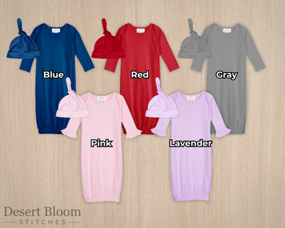 Newborn Zipper Gown
