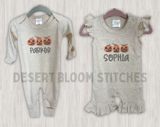 Jack-O-Lantern Romper