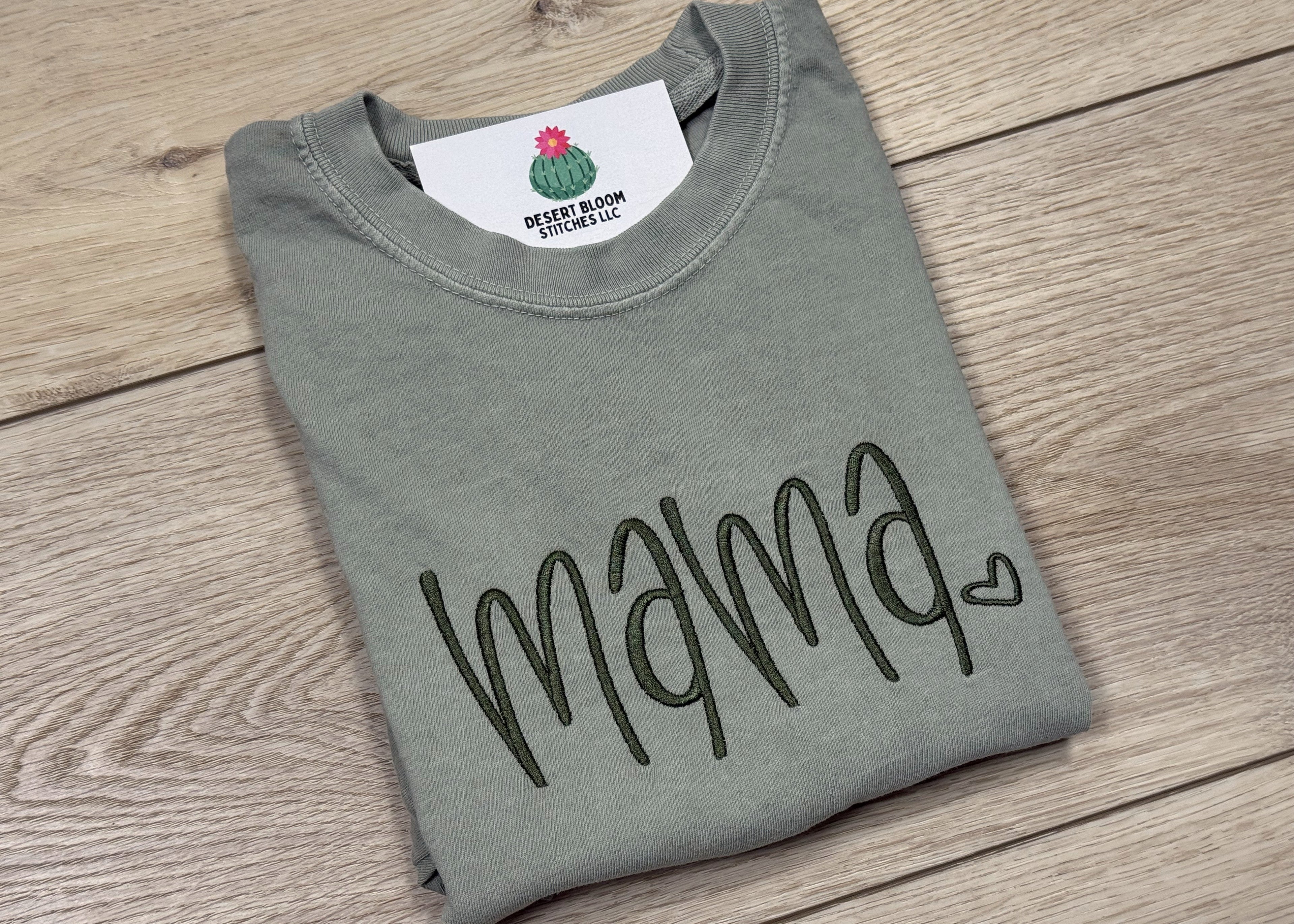 Mama Handlettered T Shirt