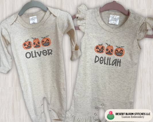 Jack-O-Lantern Romper