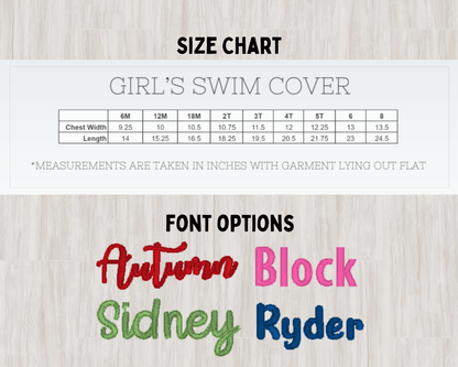 Girls Swim Coverup